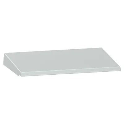 Stainless canopy 304L for PanelSeT SM, Scotch Brite® finish, for enclosures W1000xD400 mm