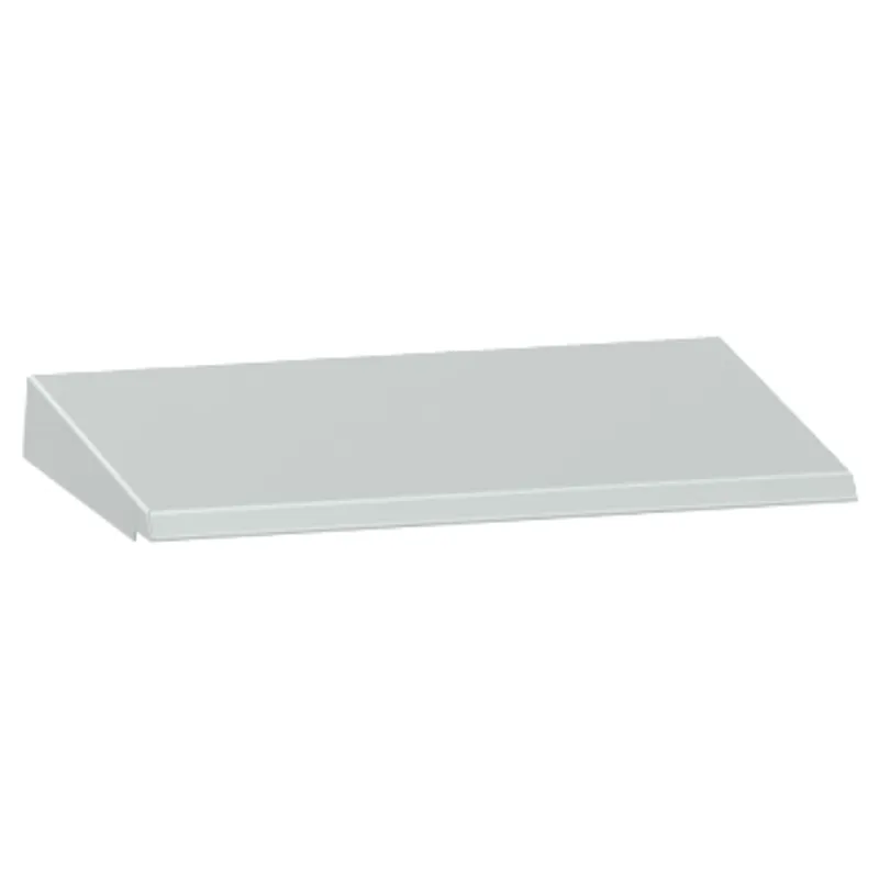 Stainless canopy 304L for PanelSeT SM, Scotch Brite® finish, for enclosures W1000xD400 mm