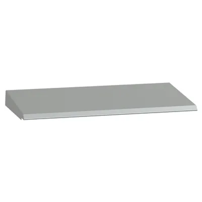Stainless canopy 304L for PanelSeT SM, Scotch Brite® finish, for enclosures W800xD400 mm