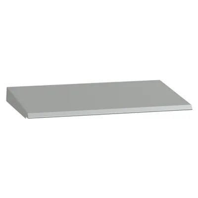 Stainless canopy 304L for PanelSeT SM, Scotch Brite® finish, for enclosures W800xD500 mm