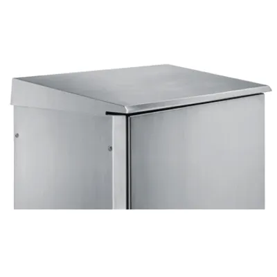 Stainless canopy 304L, Scotch BriteÂ® finish, for enclosures W1000xD600 mm.