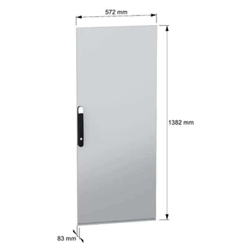 Plain door, PanelSeT SFN, for electrical enclosure H1400 W600mm — photo 2 of 8