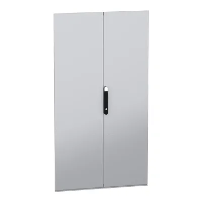 Schneider Electric NSYSFND18102D – Double plain door, PanelSeT SFN, PanelSeT SM, for electrical enclosure H1800 W1000mm