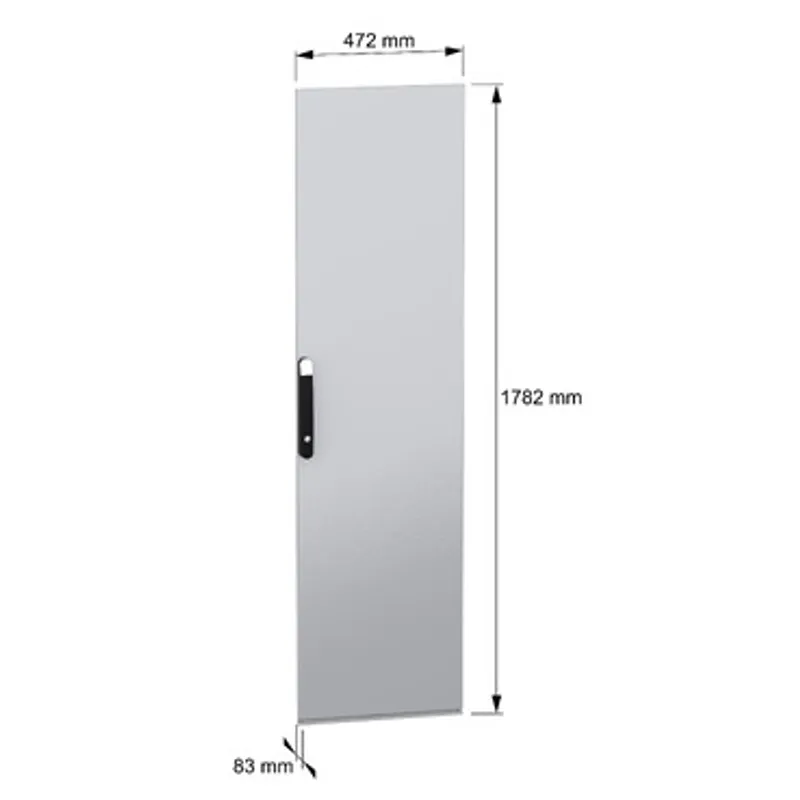 Plain door, PanelSeT SFN, PanelSeT SM, for electrical enclosure H1800 W500mm — photo 2 of 8