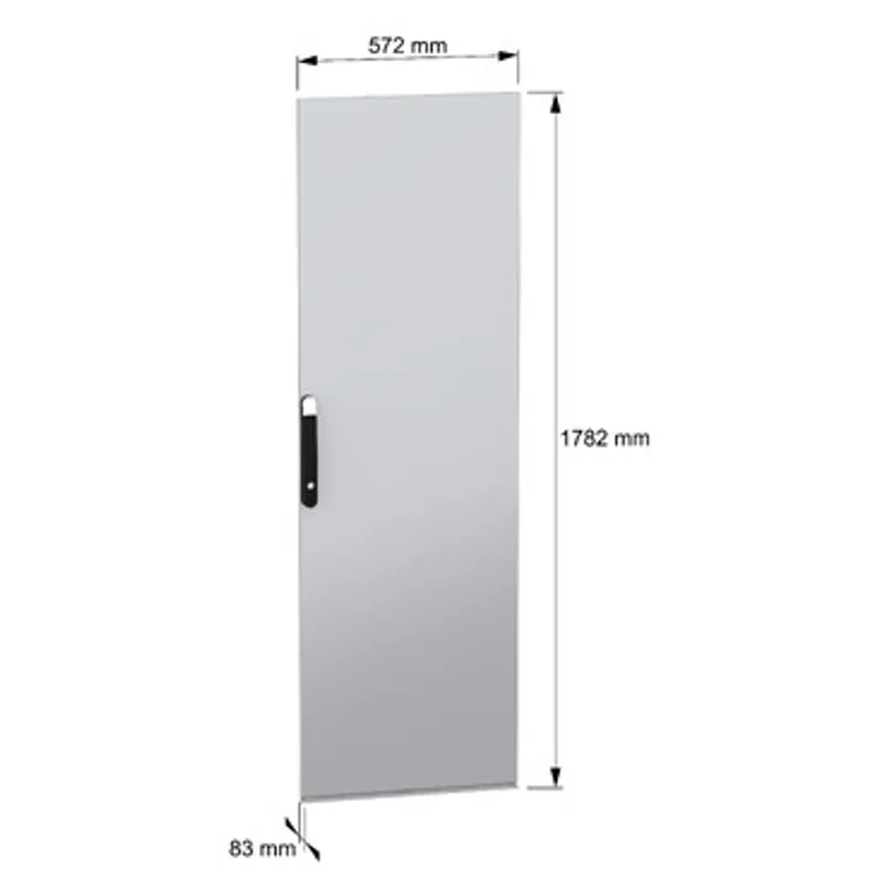 Plain door, PanelSeT SFN, PanelSeT SM, for electrical enclosure H1800 W600mm — photo 2 of 8