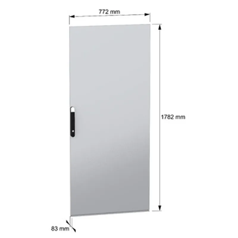 Plain door, PanelSeT SFN, PanelSeT SM, for electrical enclosure H1800 W800mm — photo 2 of 8