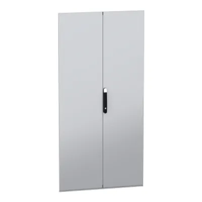Schneider Electric NSYSFND20102D – Double plain door, PanelSeT SFN, PanelSeT SM, for electrical enclosure H2000 W1000mm