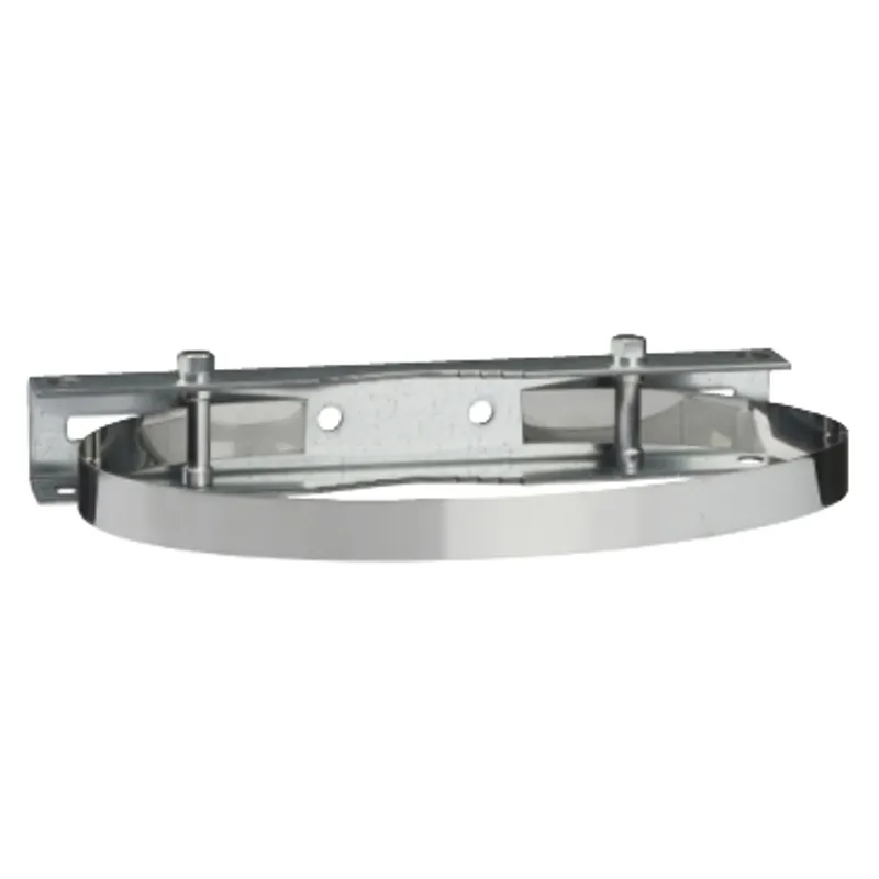 Post fixing device galvanized steel post diam. max 215mm load 100kg for PLM43 — photo 1 of 2