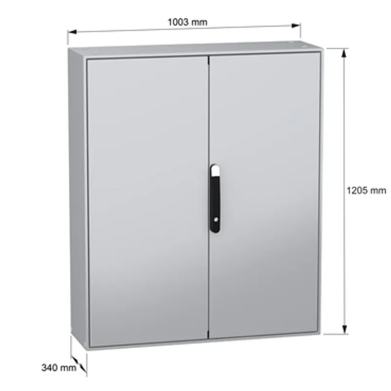 PanelSeT SM compact enclosure without mounting plate - 1200x1000x300 mm — photo 2 of 11