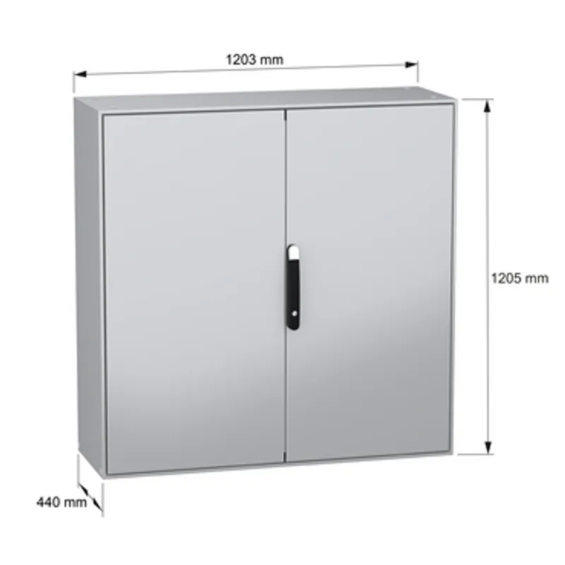 PanelSeT SM compact enclosure without mounting plate - 1200x1200x400 mm — photo 2 of 11
