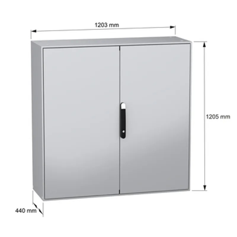 PanelSeT SM compact enclosure with mounting plate - 1200x1200x400 mm — photo 2 of 11