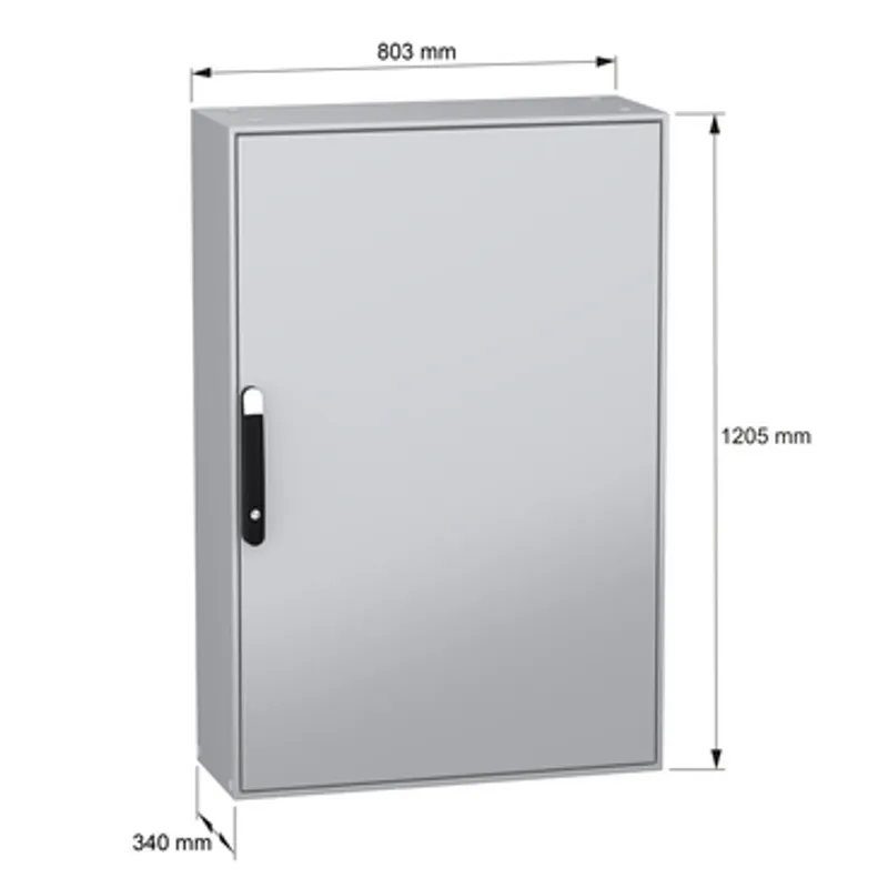 PanelSeT SM compact enclosure without mounting plate - 1200x800x300 mm — photo 2 of 11