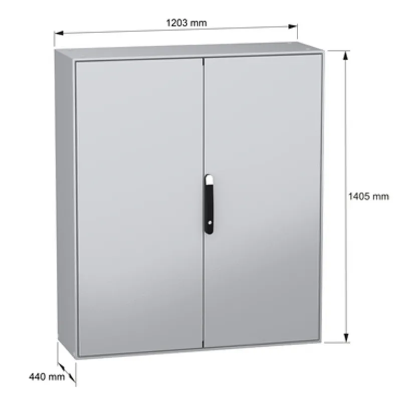 PanelSeT SM compact enclosure with mounting plate - 1400x1200x400 mm — photo 2 of 11