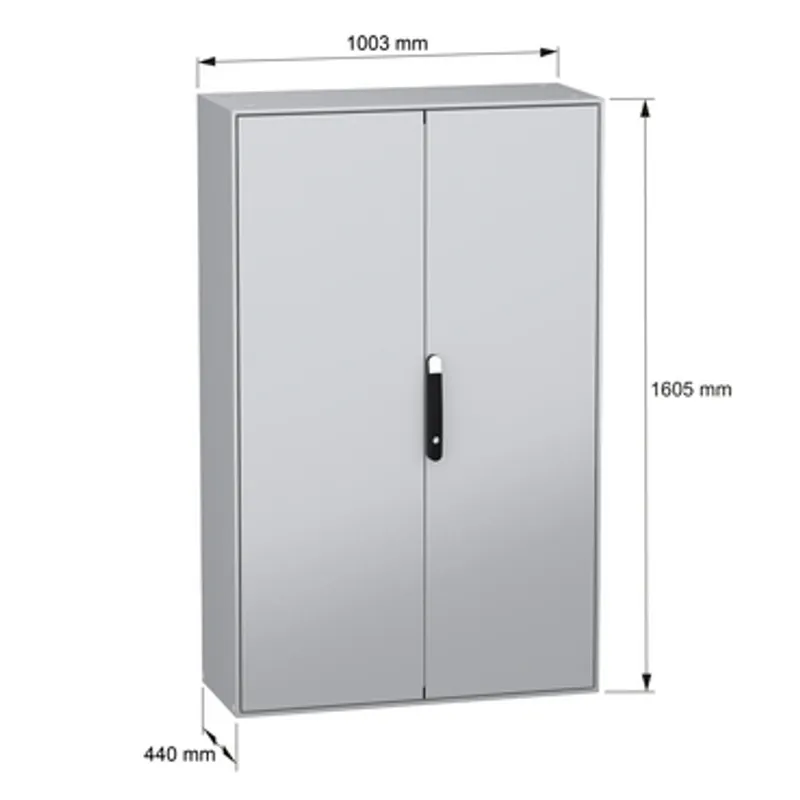 PanelSeT SM compact enclosure with mounting plate - 1600x1000x400 mm — photo 2 of 11