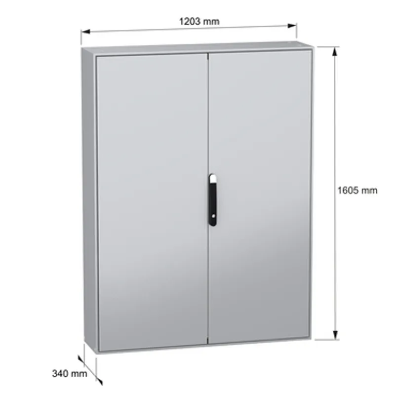 PanelSeT SM compact enclosure without mounting plate - 1600x1200x300 mm — photo 2 of 11