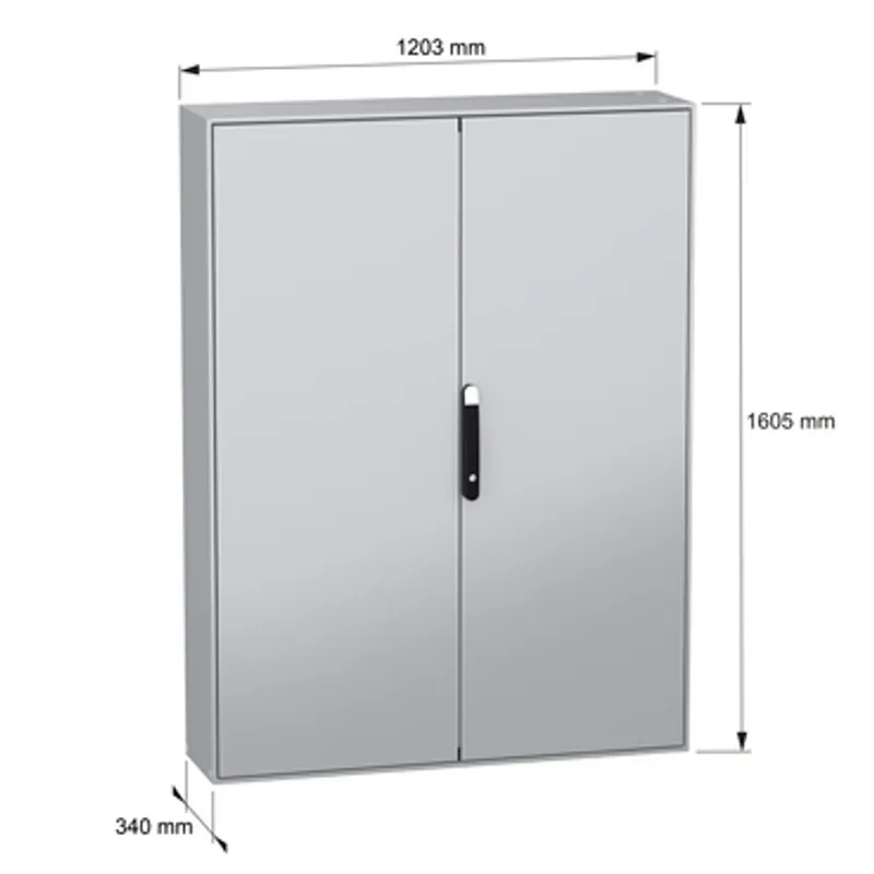 PanelSeT SM compact enclosure with mounting plate - 1600x1200x300 mm — photo 2 of 11