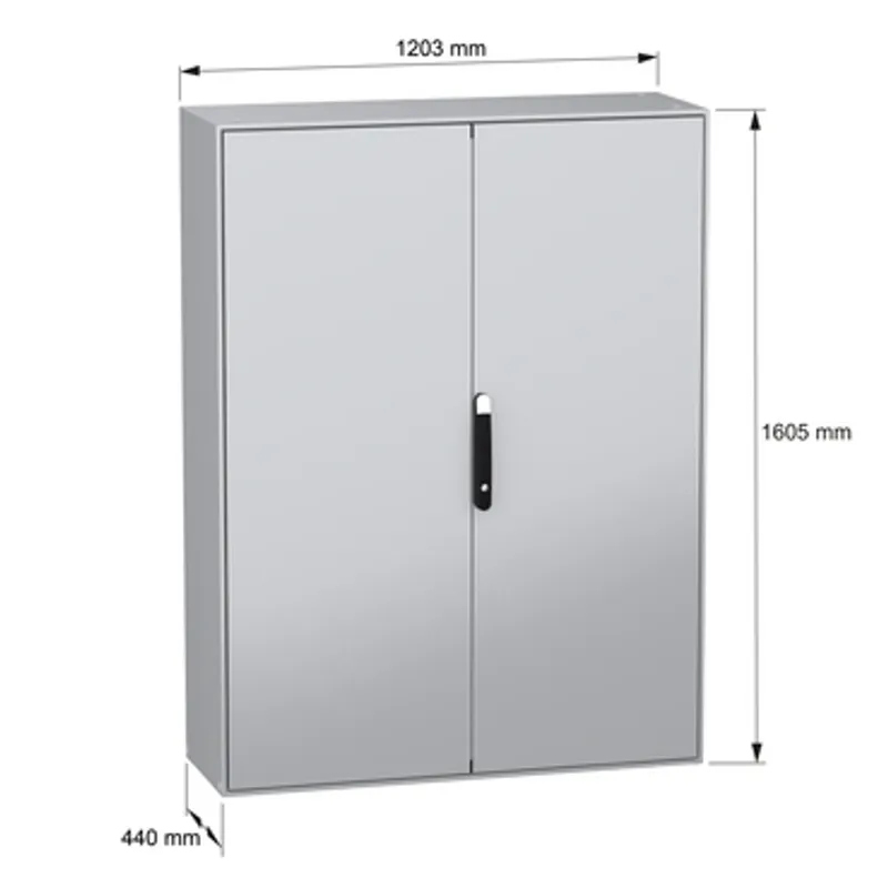 PanelSeT SM compact enclosure without mounting plate - 1600x1200x400 mm — photo 2 of 11