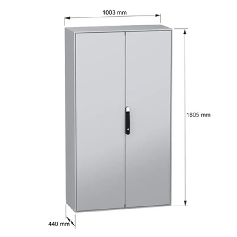 PanelSeT SM compact enclosure without mounting plate - 1800x1000x400 mm — photo 2 of 11