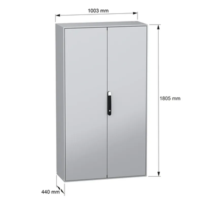 PanelSeT SM compact enclosure with mounting plate - 1800x1000x400 mm — photo 2 of 11
