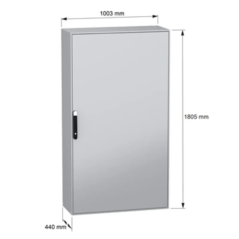 PanelSeT SM compact enclosure with mounting plate - 1800x1000x400 mm — photo 2 of 13