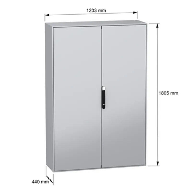 PanelSeT SM compact enclosure with mounting plate - 1800x1200x400 mm — photo 2 of 11