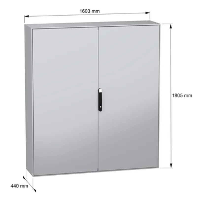 PanelSeT SM compact enclosure without mounting plate - 1800x1600x400 mm — photo 2 of 11