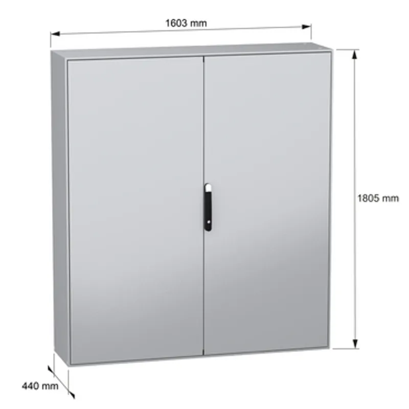 PanelSeT SM compact enclosure with mounting plate - 1800x1600x400 mm — photo 2 of 13