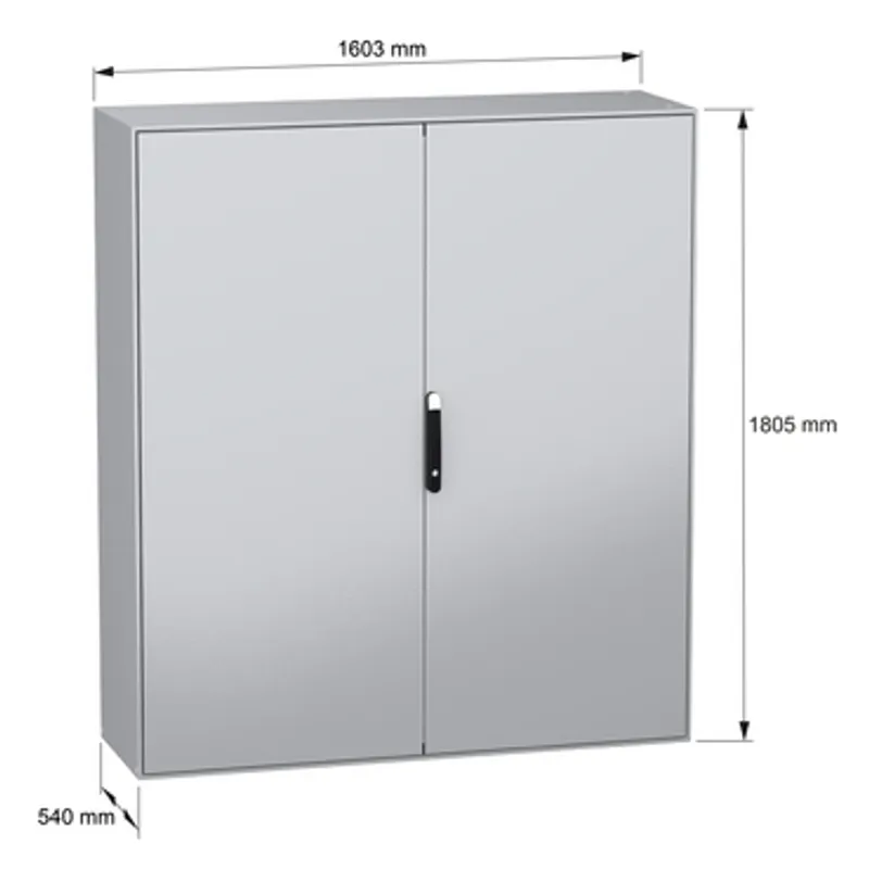PanelSeT SM compact enclosure without mounting plate - 1800x1600x500 mm — photo 2 of 11