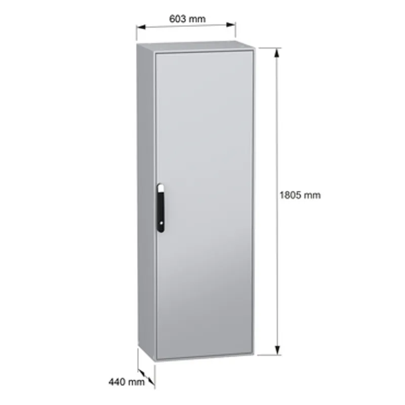 PanelSeT SM compact enclosure without mounting plate - 1800x600x400 mm — photo 2 of 11