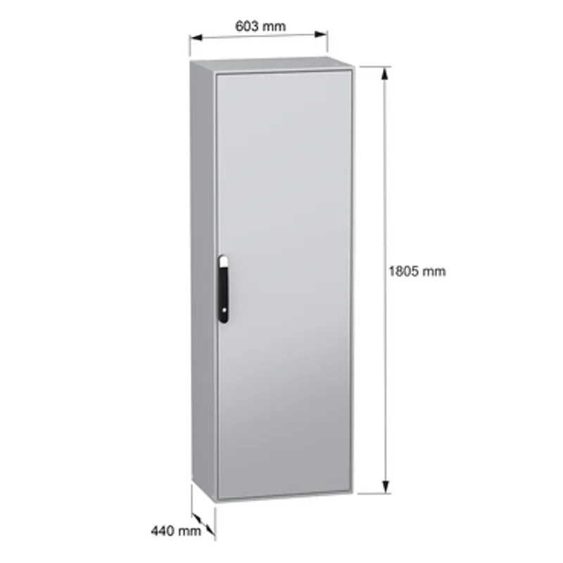 PanelSeT SM compact enclosure with mounting plate - 1800x600x400 mm — photo 2 of 11