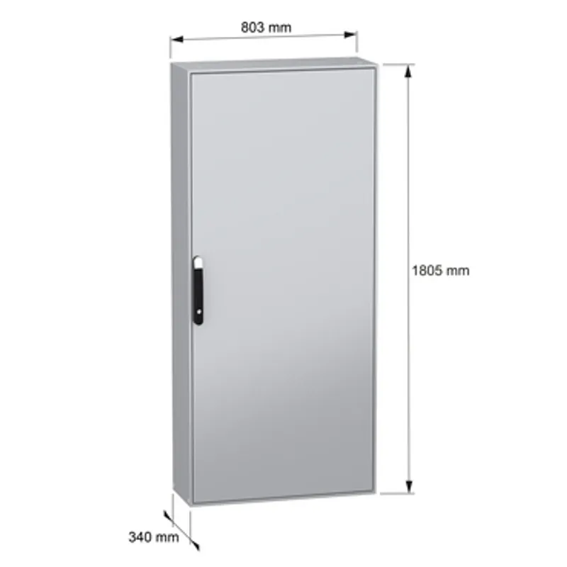 PanelSeT SM compact enclosure without mounting plate - 1800x800x300 mm — photo 2 of 11