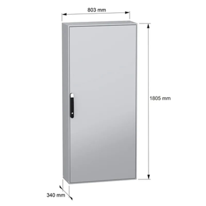 PanelSeT SM compact enclosure with mounting plate - 1800x800x300 mm — photo 2 of 13