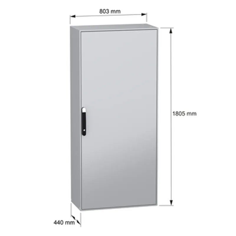 PanelSeT SM compact enclosure without mounting plate - 1800x800x400 mm — photo 2 of 11