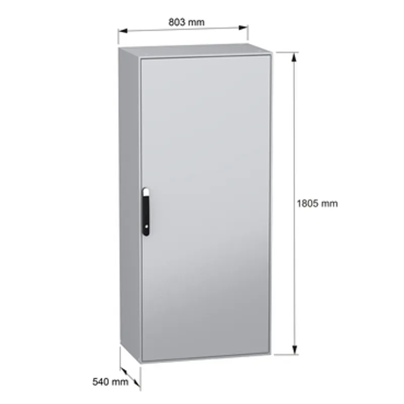 PanelSeT SM compact enclosure without mounting plate - 1800x800x500 mm — photo 2 of 11