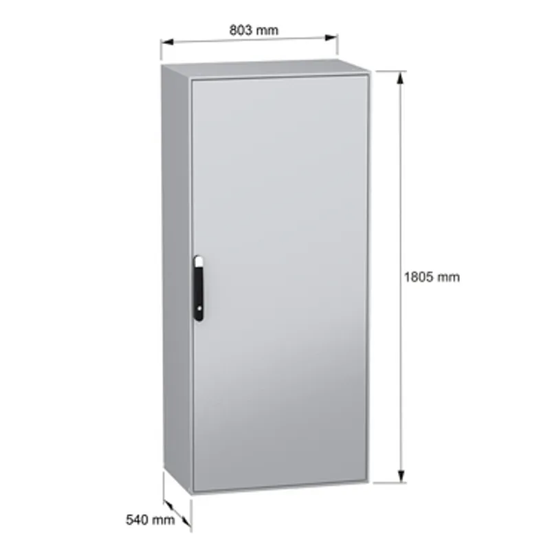 PanelSeT SM compact enclosure with mounting plate - 1800x800x500 mm — photo 2 of 11