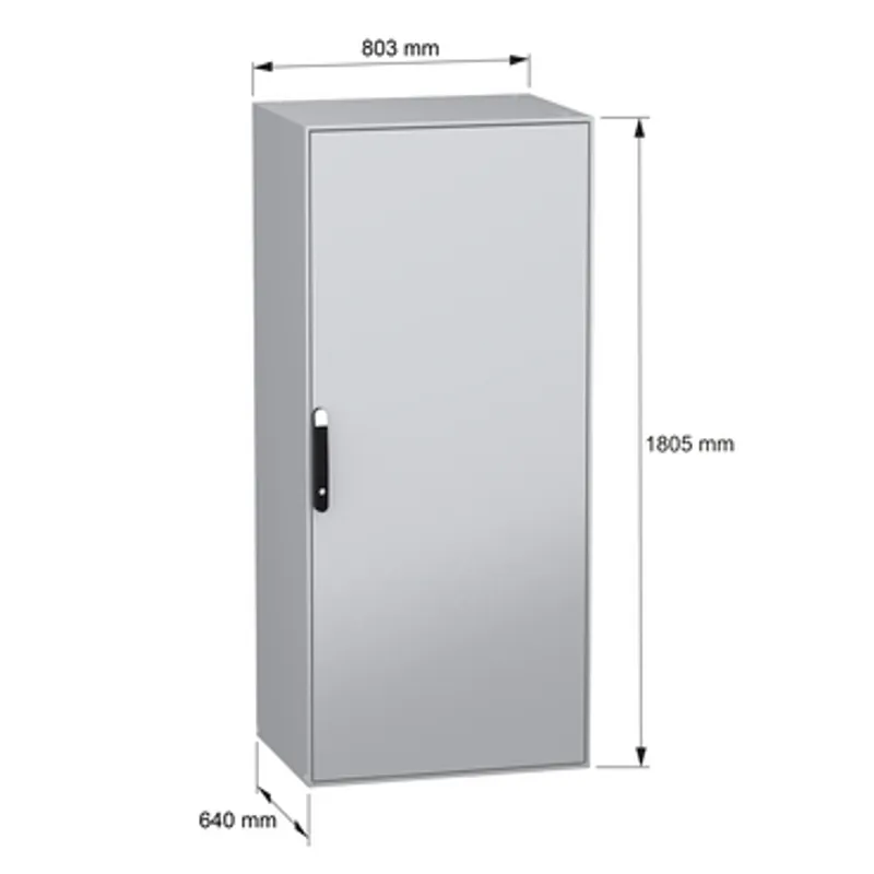 PanelSeT SM compact enclosure without mounting plate - 1800x800x600 mm — photo 2 of 11