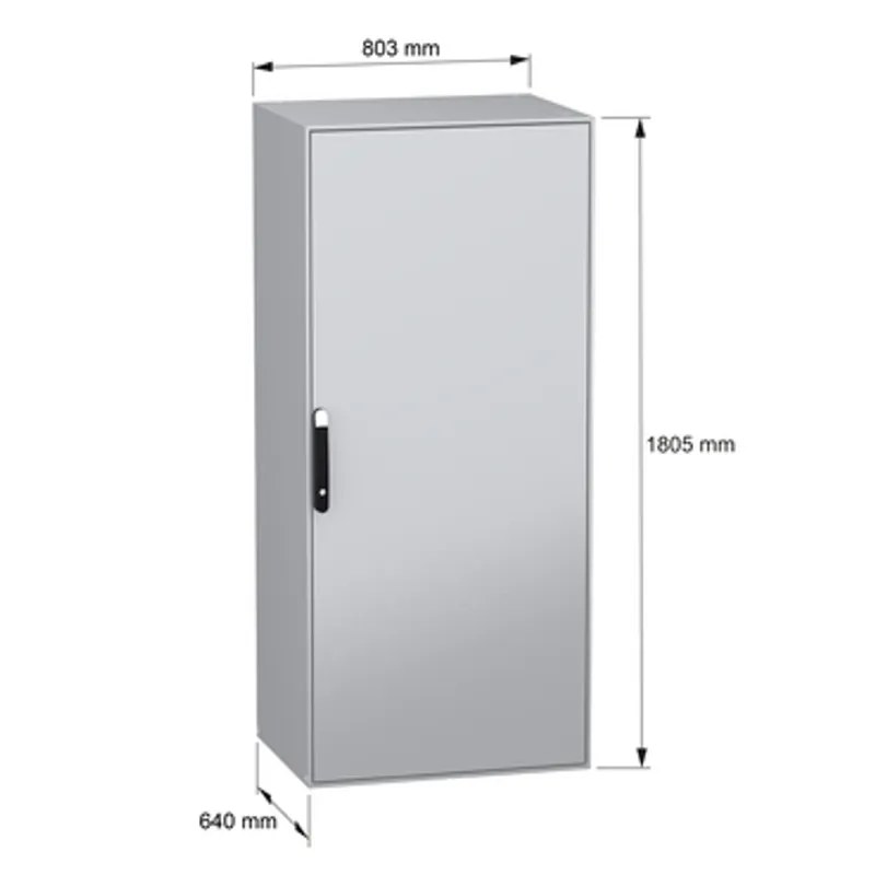 PanelSeT SM compact enclosure with mounting plate - 1800x800x600 mm — photo 2 of 11