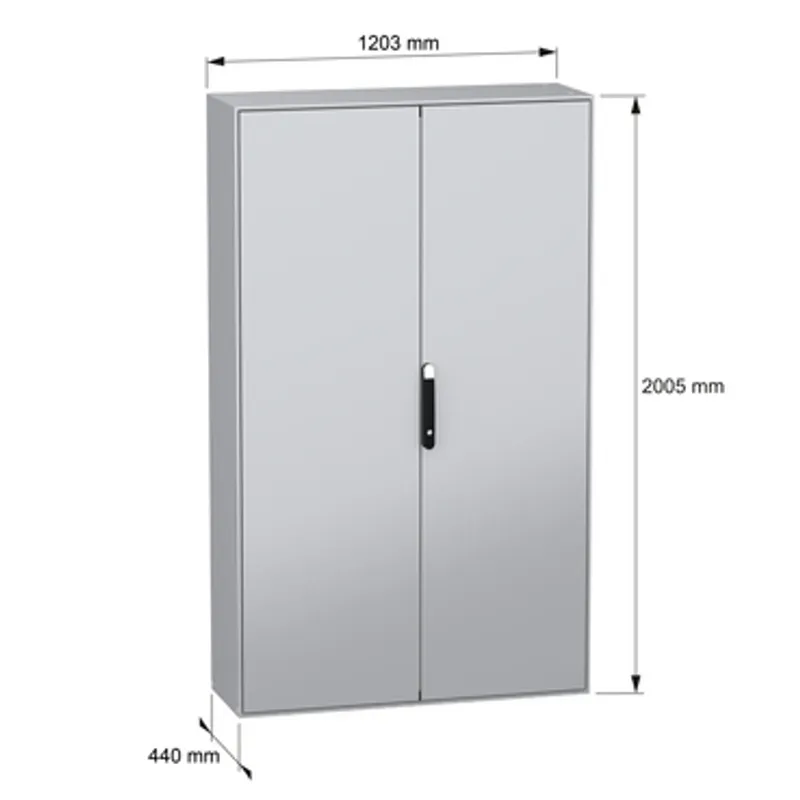 PanelSeT SM compact enclosure without mounting plate - 2000x1200x400 mm — photo 2 of 11