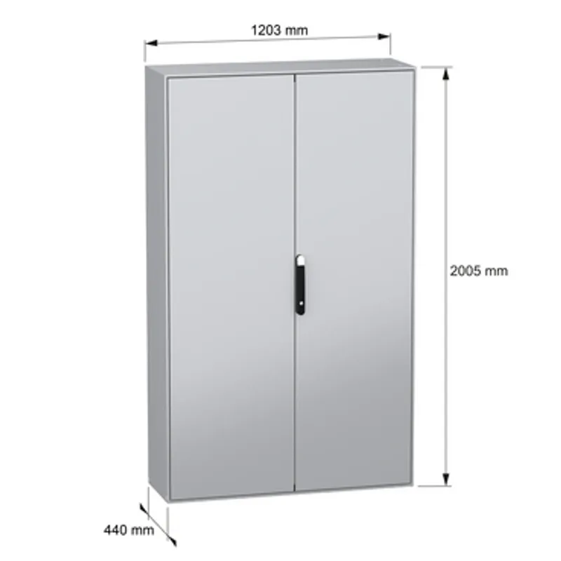 PanelSeT SM compact enclosure with mounting plate - 2000x1200x400 mm — photo 2 of 13