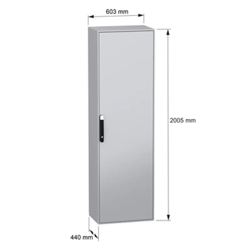 PanelSeT SM compact enclosure with mounting plate - 2000x600x400 mm — photo 2 of 11