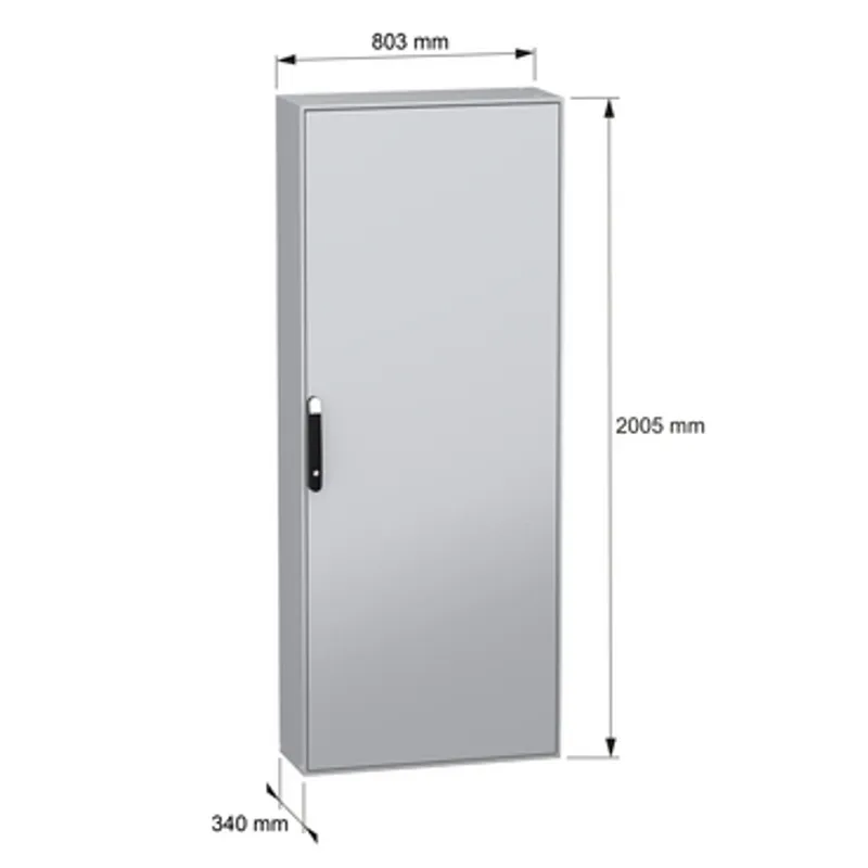 PanelSeT SM compact enclosure without mounting plate - 2000x800x300 mm — photo 2 of 11