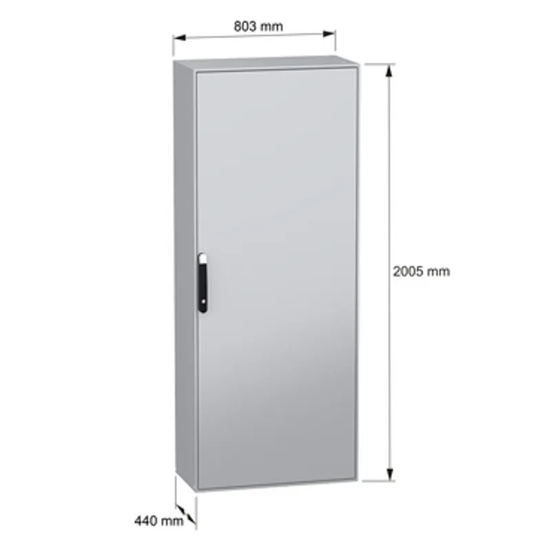 PanelSeT SM compact enclosure without mounting plate - 2000x800x400 mm — photo 2 of 11