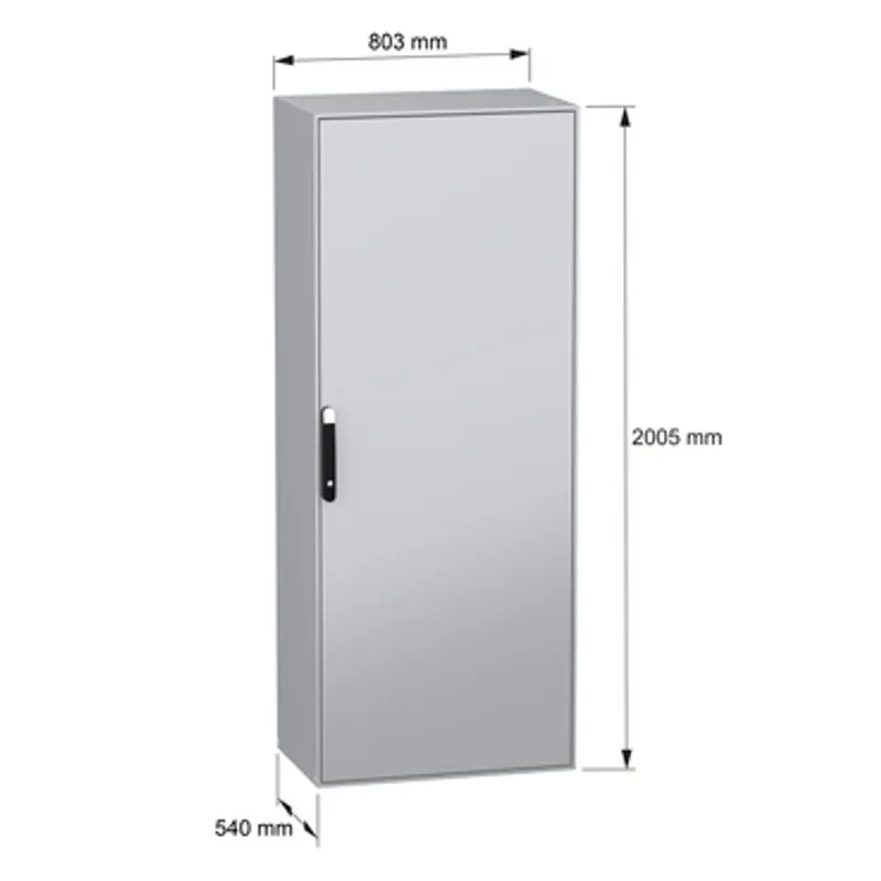 PanelSeT SM compact enclosure without mounting plate - 2000x800x500 mm — photo 2 of 11