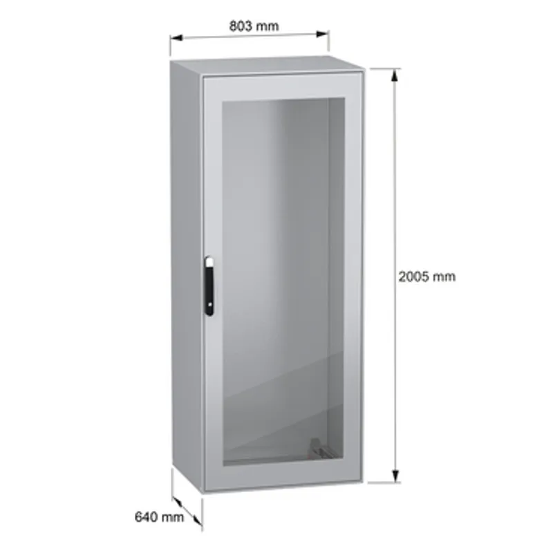 PanelSeT SM compact enclosure with glazed door - 2000x800x600 mm — photo 2 of 11