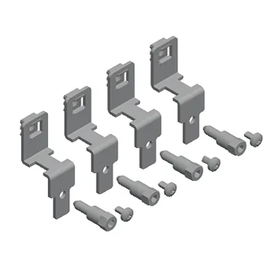 Orthogonal brackets to install the mounting plate on the sides of the enclosure, PanelSeT SFN, PanelSeT SF, set of 4