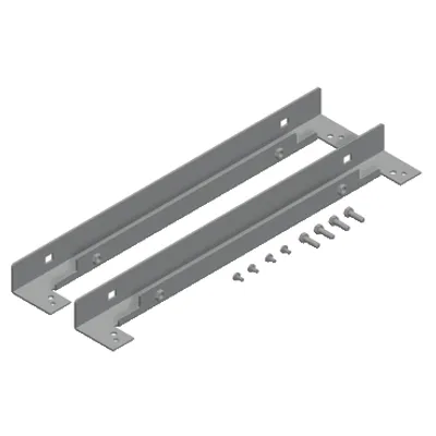 Side entry rails for the mounting plate, PanelSeT SFN, PanelSeT SF, W600mm , set of 2