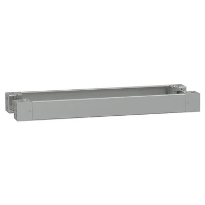 PanelSeT - plain front panel plinth W1000 H100 stainless steel 304L