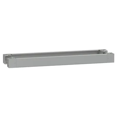 PanelSeT - plain front panel plinth W1200 H100 stainless steel 304L