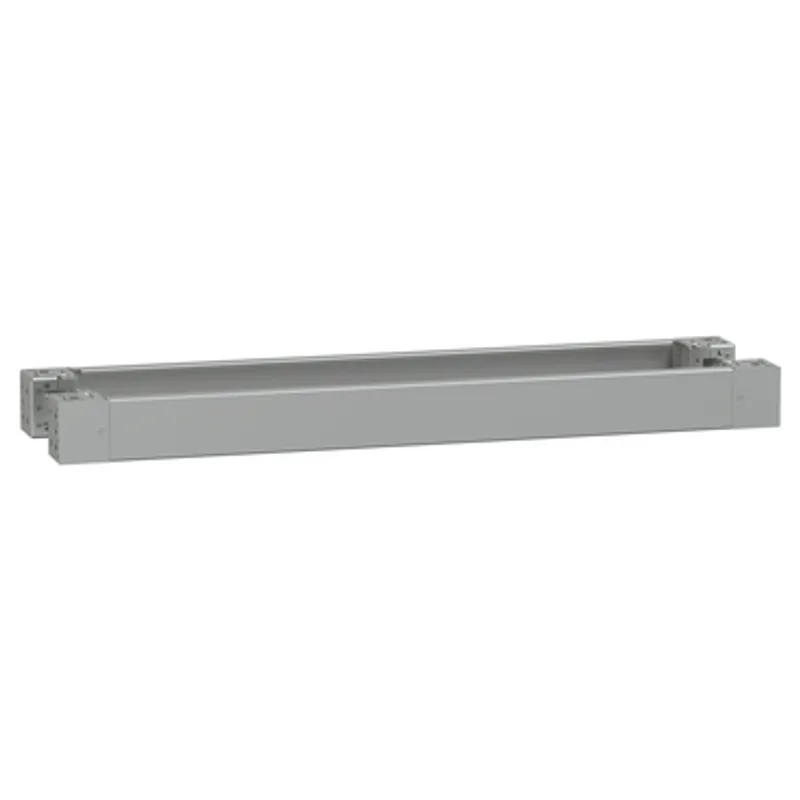 PanelSeT - plain front panel plinth W1200 H100 stainless steel 304L