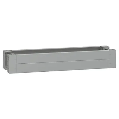 PanelSeT - plain front panel plinth W1200 H200 stainless steel 316L